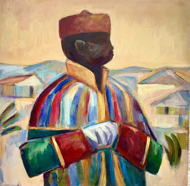 Pintura São Cosme, painel de Alberto Simões