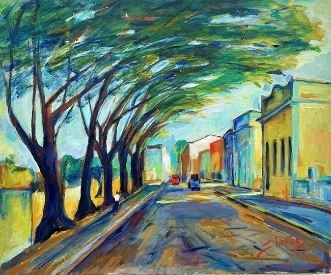 Pintura O Antiquário de Alberto Simões