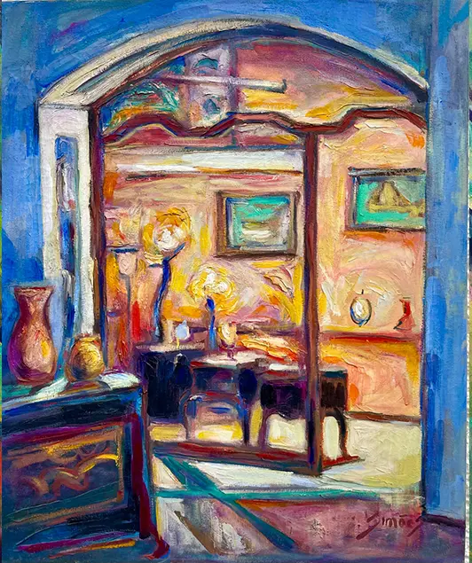 Pintura Bananeira de Alberto Simões